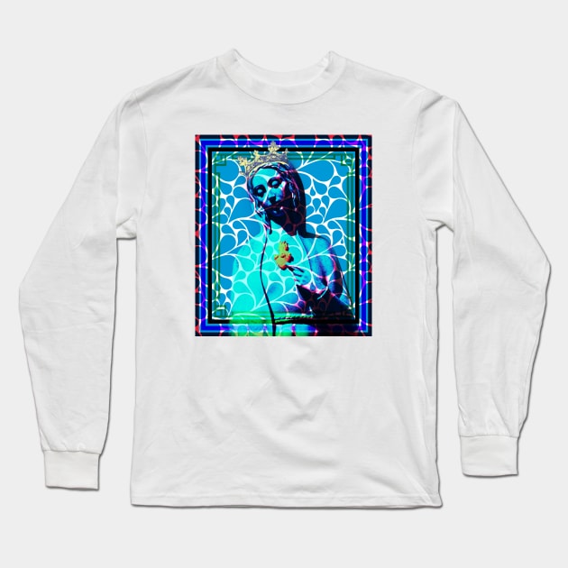 Golden Heart Long Sleeve T-Shirt by L'Appel du Vide Designs by Danielle Canonico